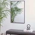 thumbnail image 3 of SAFAVIEH Yesmi 24 in. x 36 in. Rectangle Mirror, Black, 3 of 5