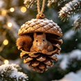 thumbnail image 2 of 2026 Christmas Indoor Home Decor 2D Flat Acrylic Christmas Hanging Ornament Decoration For Festive Holiday Tree Embellishment, 2 of 6