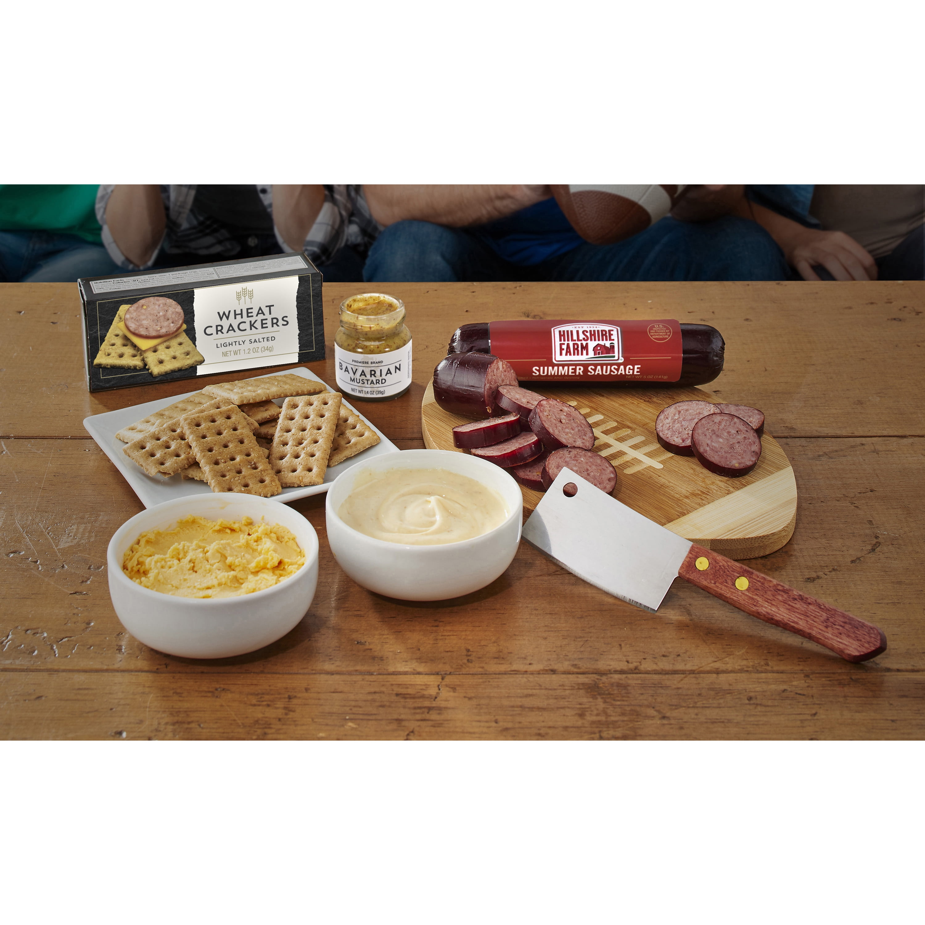Hillshire Farm Gametime Party Holiday Meat and Cheese Assortment Gift Set, 19.6oz