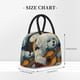 thumbnail image 2 of Disketp Dog Guitar Starry Night Bolsa Térmica para Almuerzo, Lonchera con Abertura Amplia y Gran Capacidad, Organizador Reutilizable para Mujeres, Hombres y Adultos, 2 of 6