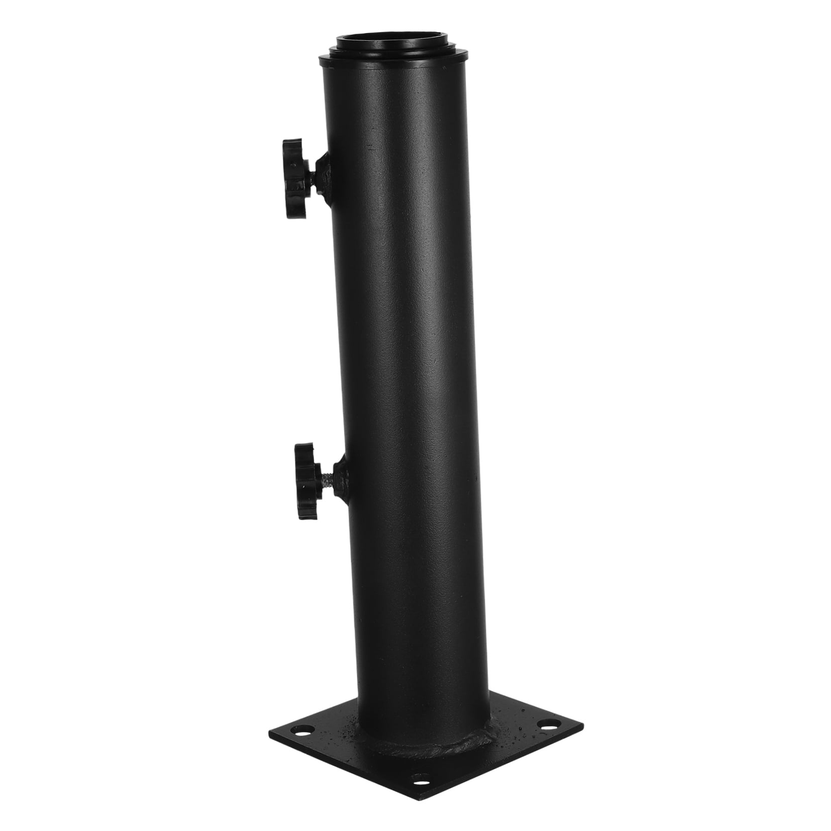 Hemoton  Outdoor Umbrella Stand Adjustable Pole Holder Bird Feeder Base