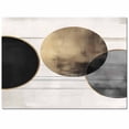 thumbnail image 2 of Area Rugs 5x8 Ft Abstract Art Mottled Black Gold Circle Striped Geometric Moon Non-Slip Washable Rug Indoor Rug Floor Mats Non Shedding Carpet for Living Room Bedroom Dining Room Home Decor, 2 of 8
