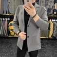 thumbnail image 4 of Suéter de punto de alta calidad con botones de remolque y cuello de traje, cárdigan, suéter, abrigo para hombre, suéter de lana de invierno de talla grande, 4 of 4