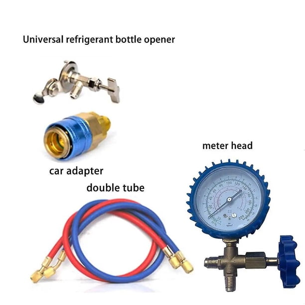 R22 R134A R410 R600 Refrigerant Home Air Conditioning Adding Tool Kit Car Air Conditioning Common Refrigerant Gas Meter~10327