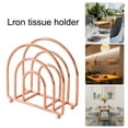 thumbnail image 3 of Pnellth Tissue Holder Modern Iron Art Napkin Holder Space-Saving Vertical Paper Towel Holder for Kitchen Dining Table, 3 of 8