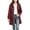 Wine, variant on Enjoytime Rain Coats for Women Waterproof Hooded Long Rain Jacket Outdoor Travel Lightweight Windbreaker