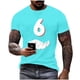 thumbnail image 2 of Tops para hombre, blusas y camisas de manga corta con cuello redondo para hombre, jersey informal con cuello redondo estampado para hombre, pantalones cortos deportivos para fitness, blusa de poliéste, 2 of 5