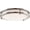 Brushed Nickel, variant on Builder Essential Axis LED 12in Round Flush Mount 18W 1,350 Lumens with 5-CCT Selectability 2700-3000-3500-4000-5000K in Black
