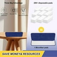 thumbnail image 3 of CUITING 3 Pcs Replacement Microfiber Pad for Universal Commercial 16.5 Inch Mop Head Flat Mop Head Wet & Dry Commercial Cleaning Refills Reusable Mop Refills Fit for Most Microfiber Flat, 3 of 7