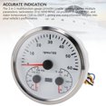 thumbnail image 4 of 3 In 1 Tachometer Multifunction Gauge Oil Pressure Water Temperature Compact Design With 7 Color Backlight, Suitable for Truck Tractor Car Motorhome Boat, 4 of 7