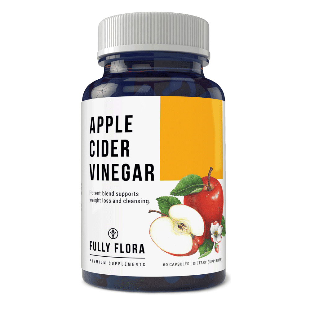 Fully Flora High Potency Apple Cider  Vinegar 1150 mg Complex Capsules (1 bottle)