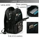 thumbnail image 4 of Balery Monochrome Mushroom Artwork Mochila con carga USB para hombre y mujer - Mochila impermeable y antirrobo para portátil con puerto USB para viajes, trabajo, estudios y universidad, 4 of 7
