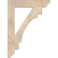 thumbnail image 3 of Ekena Millwork 5 1/2"W x 34"D x 46"H Merced Slat Smooth Bracket, Douglas Fir, 3 of 4