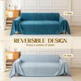 thumbnail image 3 of Jessy Home Sofa Cover Slipcover Couch Cover Protector Durable Multi-Function Furniture Cover for Pets Dogs Cats Home Decor Sofa Covers for Living Room 71"x 134"Deep Blue, 3 of 7