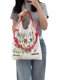 thumbnail image 4 of Cadena de bolas de alta gama, parte superior redonda, flores y plantas, bordado, bolsa de protección del medio ambiente, bolsa de compras, bordado de nailon, 4 of 6