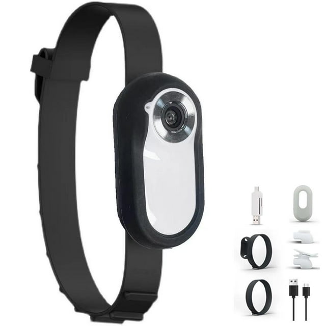 1080P HD Wide-Angle Video Recorder with Removable Clip for Outdoor Sports, Work, and Study