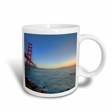 3dRose Golden Gate Bridge, San Francisco, California - US05 CHA0138 - Chuck Haney, Ceramic Mug, 15-ounce