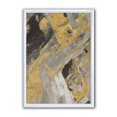 thumbnail image 1 of Designart Marbre Or et Noir Art mural encadré, 1 of 3