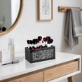 thumbnail image 3 of Organizador de brochas de maquillaje SHYFOY, cristal negro, 6 ranuras, 3 of 8
