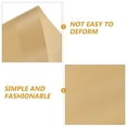 thumbnail image 3 of RUNROTOO 4Pcs Heat Resistant PVC Table Mat for Dining Table Golden Color Modern Practical, 3 of 8