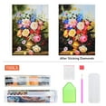 thumbnail image 3 of Diamond Painting 5D Flowers Diamond Painting Pictures 30 x 40 cm for Adults Children DIY Numbers Diamond Painting Set Rhinestone Embroidery Wall, 3 of 7