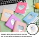 thumbnail image 4 of Advancent Álbum de fotos de 3 pulgadas Love Heart Centerfold tipo portátil multicolor impermeable Photocard Holder almacenamiento colección de Almacenamiento y organización del hogar Beige, 4 of 6