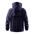 thumbnail image 5 of Men's UPF 50+ Sun Protection Jacket, Lightweight Hooded Windbreaker with Zip Pockets, Breathable Outdoor Performance Gear for Fishing, Hiking, Running, 5 of 5