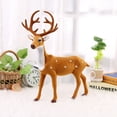 thumbnail image 4 of Techinal 15/20/25/30/35cm Simulation Plush Reindeer Christmas Deer Xmas Elk Decorations, 4 of 16