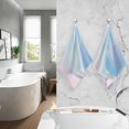 thumbnail image 5 of Coolnut Hand Towels Watercolor Sky Patterned 2 PCS, Cotton Bath Towel for Drying Face Hands Body Decorative Water Absorbent Lightweight Towels for Bathroom Ktichen Travel Gym, 16"x28", 5 of 6