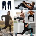thumbnail image 5 of Men's Compression Pants Athletic Leggings with, 5 of 5