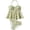 k56-Green, variant on LIIPEE Girls Swimsuit Sets Casual Summer Solid Color Ribbed High Elastic Halter Neck Adjustable Strap Ruffle Tankini Tops Bottoms Two Piece Set Kids Fashion Cute Pool Swimsuits,White,11-12 Years