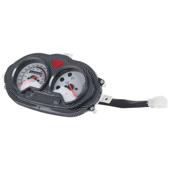 Motorcycle Universal Vintage Style Motorcycle Scooter Speedometer Plastic Dash Instrument for Motorcycles Scooter