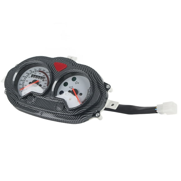 Motorcycle Universal Vintage Style Motorcycle Scooter Speedometer Plastic Dash Instrument for Motorcycles Scooter