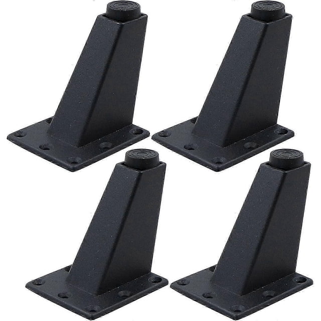 Patas para sofá, mesa, armario y otros muebles, altura ajustable, 4 piezas, 8 x 7 x 6 cm, resistentes, duraderas y resistentes.