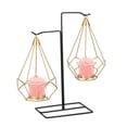 thumbnail image 3 of Geometric Candlestick,Nordic Style Geometric Metal Geometric Candle Holder Metal Candle Holder Elevated Design, 3 of 8