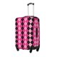 thumbnail image 1 of Fotbe pink and black argyle Funda Protectora para Equipaje, Antirrayones y Resistente a la Suciedad, Compatible con Maletas de 18 a 32 Pulgadas-Large, 1 of 7