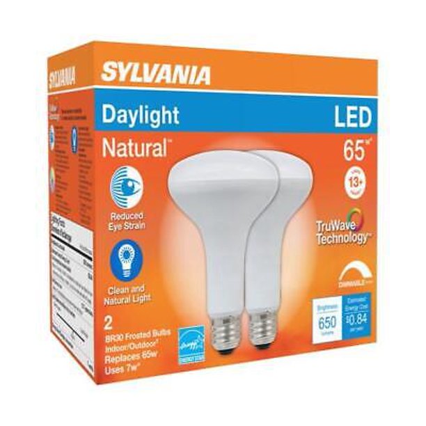 Sylvania TruWave BR30 E26 (Medium) LED Floodlight Bulb Daylight 65 Watt