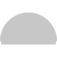 thumbnail image 5 of Ekena Millwork 78"W x 45-3/4"H x 2-3/4"P Half Round Smooth Architectural Grade PVC Combination Pediment, 5 of 7