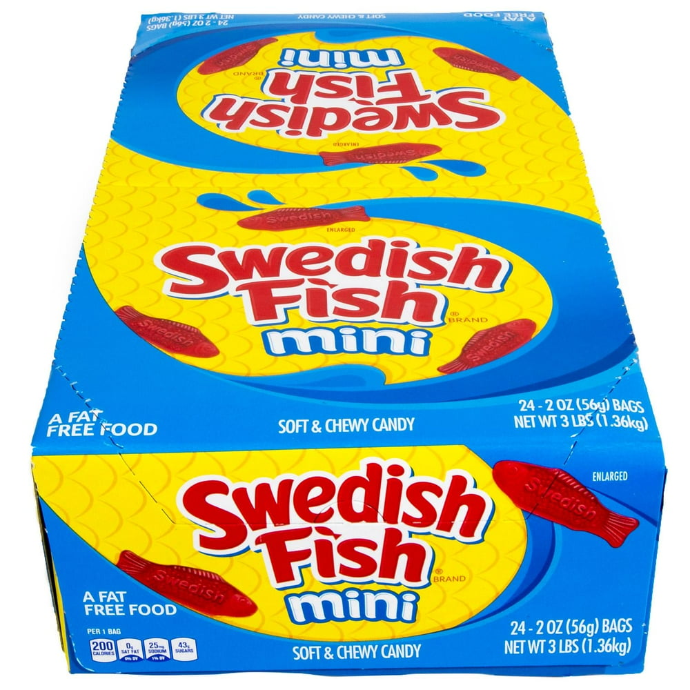 SWEDISH FISH Mini Soft and Chewy Candy (2 oz., 24 pk.)