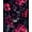 Black Red Floral, variant on Vintage Insects Butterfly Dragonfly Plants Leaf Specimen Museum Peel and Stick Wallpaper Stick on Contact Paper Vintage Wall Paper Easy Peel Off for nightstand Drawer Cabinet Renter