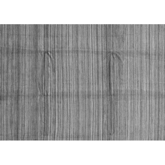 Ahgly Company Indoor Rectangle Abstract Gray Modern Area Rugs, 7' x 9'