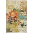 thumbnail image 6 of Mohawk Home Prismatic Painted Gaze Metropolitan Contemporary Abstract Precision Printed Area Rug, 5'x8', Yellow & Tan, 6 of 6