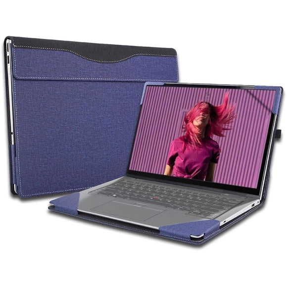 Laptop Case Cover for 13.3 inch Dell Inspiron 13 5330 5320 5310 & Dell Vostro 13 5320 5310 Notebook Sleeve, Detachable PU Leather Protective Shell Bag Accessories with Pencil Holder