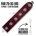 thumbnail image 2 of Bearded Butchers Summer Sausage Casings, 2.5" x 20" Mahogany Fibrous Casings (10-Pack) – Great for Summer Sausage, Salami & Bologna Skins – Holds 25-30lbs Total, Non-Edible – Includes 10 Twist Ties, 2 of 8