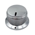 thumbnail image 2 of Perillas de control de potenciómetro Perilla de control de volumen y tono con llave Perillas de pedal de guitarra Perilla portátil tipo sombrero de Gris, 2 of 8
