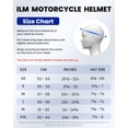 thumbnail image 2 of Casco integral para moto de nieve ILM modelo 129, negro mate, 2 of 9