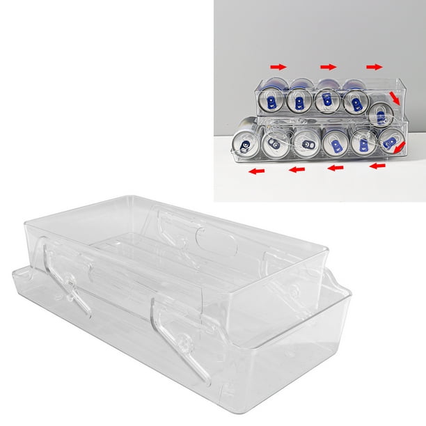 Boîte De Rangement De Canette 1 Pièce, Boîte De Rangement De Canette  Empilable Transparente Pour Réfrigérateur