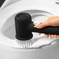 thumbnail image 4 of Rechargeable Cleaning Tools Grout Brush Cleaning Brush With 2 Brush Heads Suitable For Bathroom Wall Tiles Floor Bathtub Kitchen, 4 of 5