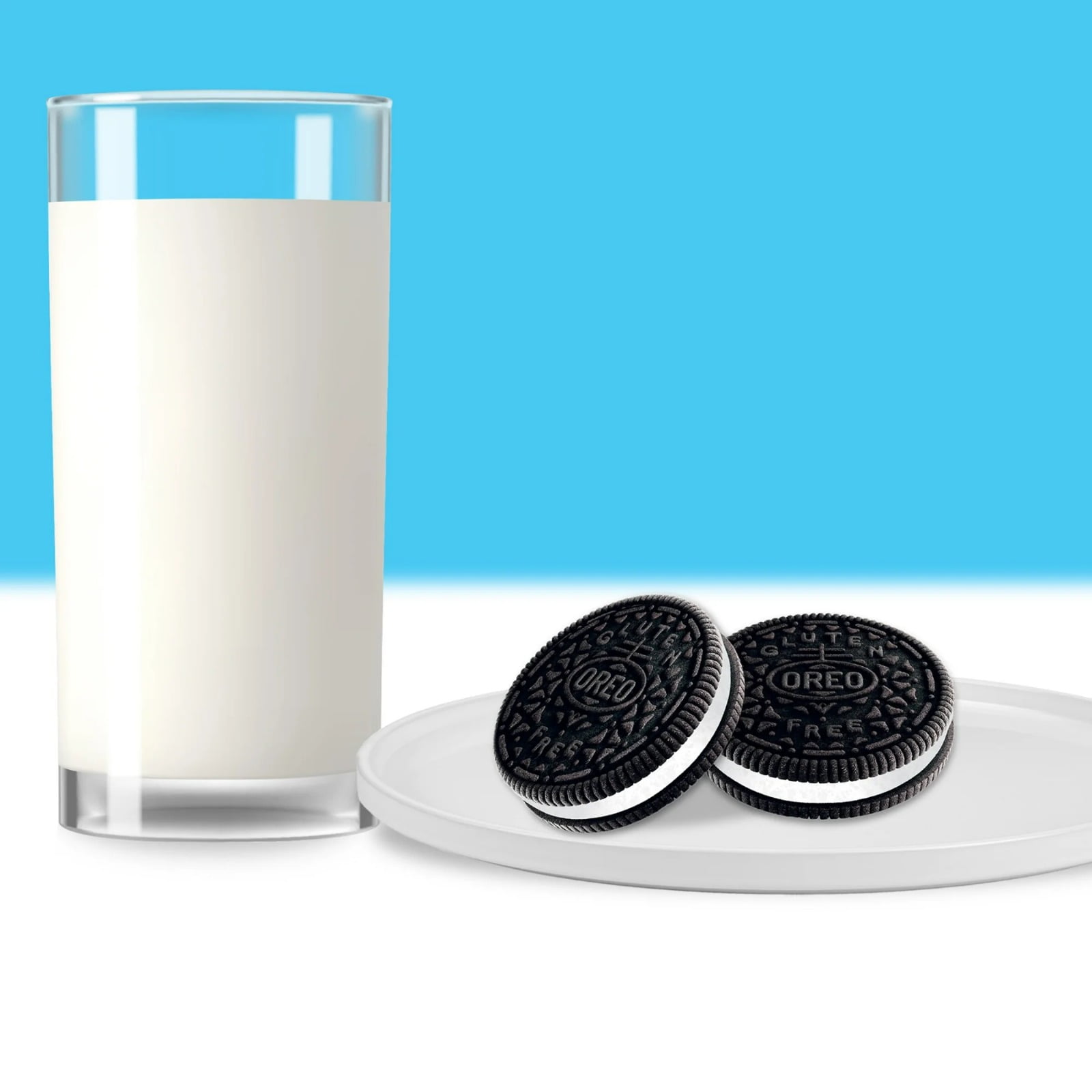 OREO Double Stuf Gluten Free Chocolate Sandwich Cookies, Gluten Free Cookies, 12.47 oz (2 Pack)