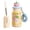 Pink, variant on Cute Cartoon Milk Bottle Shaped Water Bottle With Fruit Infuser & Plush Wrist Strap, 24oz Kawaii Portable Drinking Cup, Leakproof Water Tumbler For School Travel (Orange, 1PC)